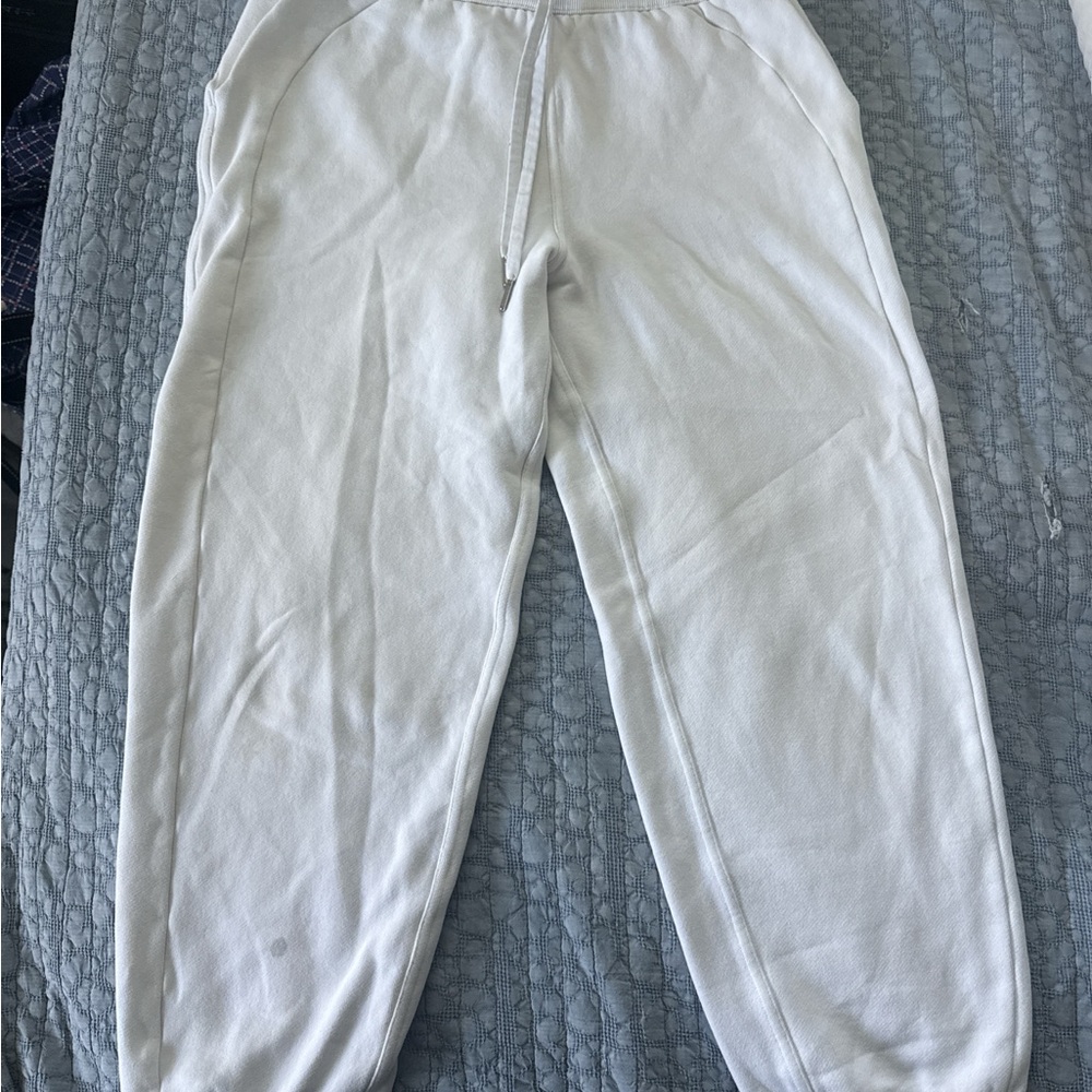 Lululemon Athletica White Track Pants Joggers